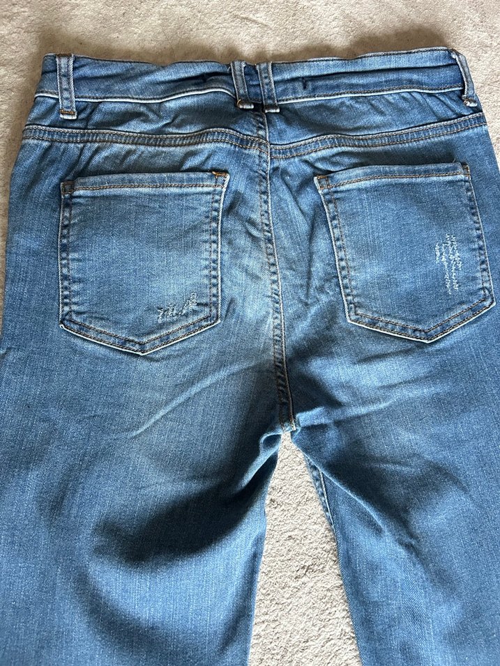 Kadın Mavi Denim Pantolon - Görsel 3