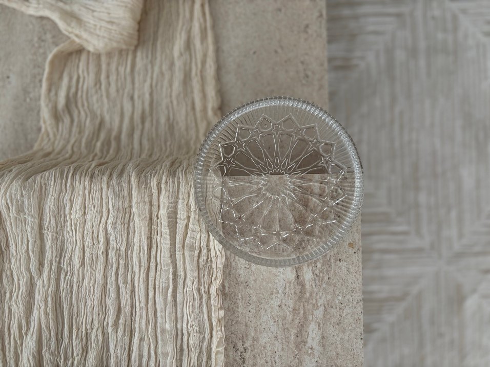 6 Kişilik Desenli Pasta Tabağı - Görsel 2