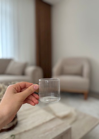 6 Kişilik Cam Fincan Seti - Görsel 4