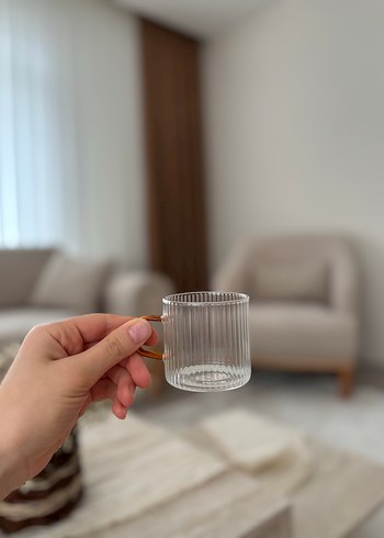 6 Kişilik Cam Fincan Seti - Görsel 5