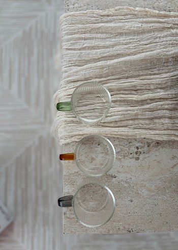 6 Kişilik Cam Fincan Seti - Görsel 2