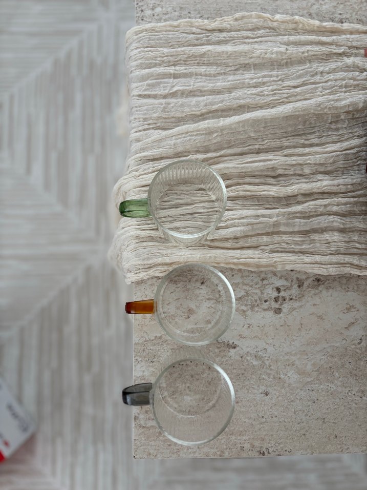 6 Kişilik Cam Fincan Seti - Görsel 2