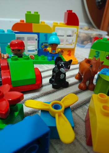 Renkli Lego Duplo Seti Yeşil Kutuda - Görsel 3