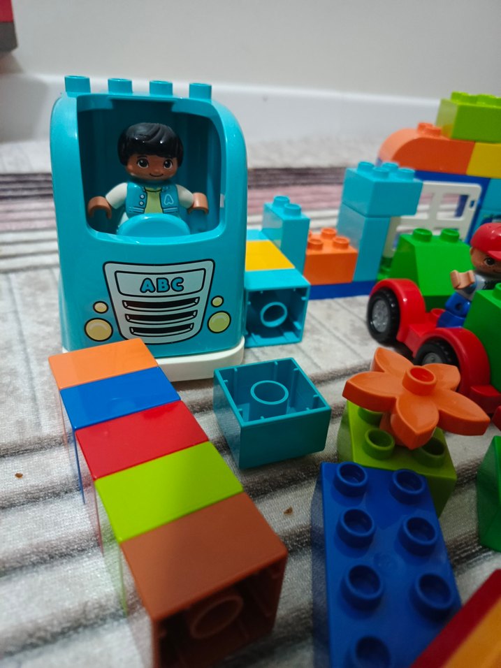 Renkli Lego Duplo Seti Yeşil Kutuda - Görsel 2