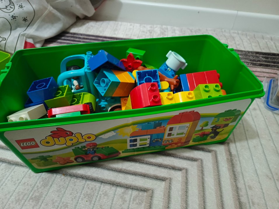 Renkli Lego Duplo Seti Yeşil Kutuda - Görsel 5