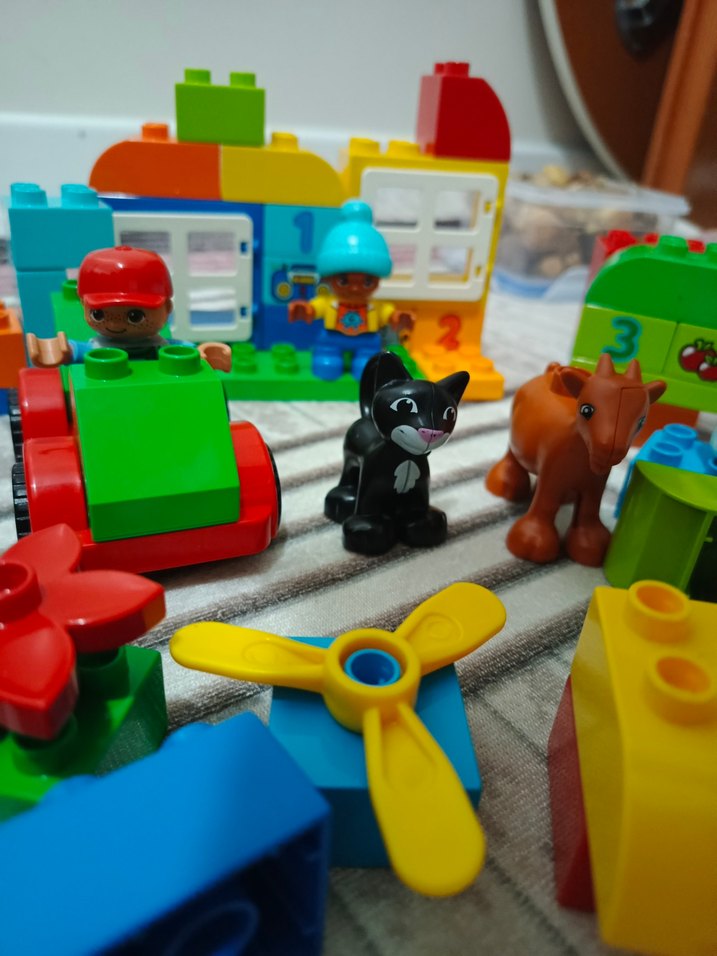 Renkli Lego Duplo Seti Yeşil Kutuda - Görsel 3