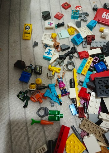 Renkli Karışık Lego Parçaları - Görsel 2