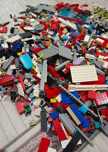 Renkli Karışık Lego Parçaları - Görsel 8
