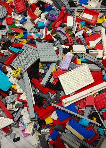 Renkli Karışık Lego Parçaları - Görsel 6