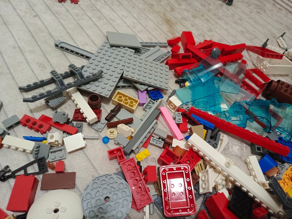 Renkli Karışık Lego Parçaları - Görsel 3