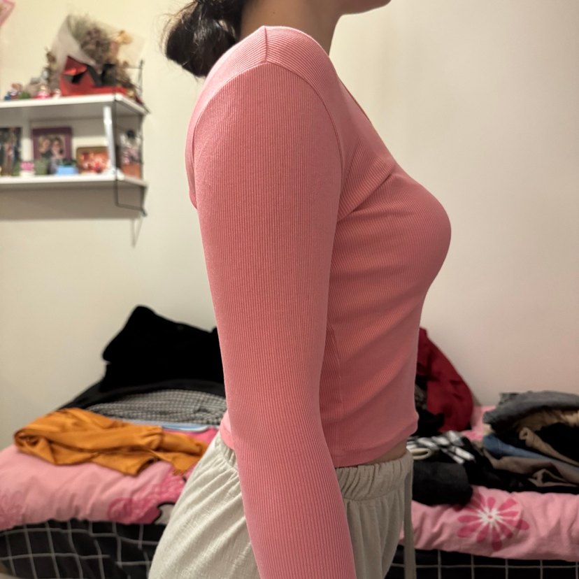 Pembe Uzun Kollu bady - Görsel 2