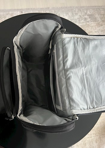 Fermuarlı Siyah Anne çantası - Görsel 3