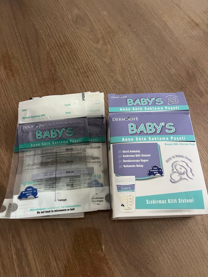 DERMSLIFE Bebek Anne Sütü Saklama Poşeti - Görsel 2