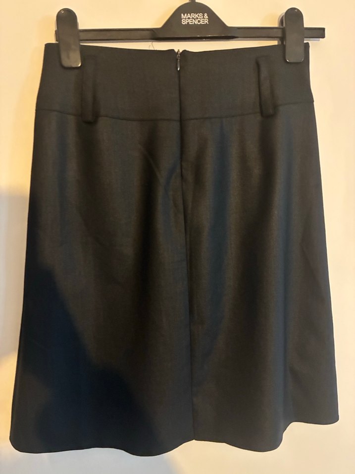 Siyah kumaş etek - Görsel 2