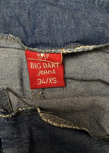 Kadın Lacivert Volanlı Midi Denim Etek - Görsel 3