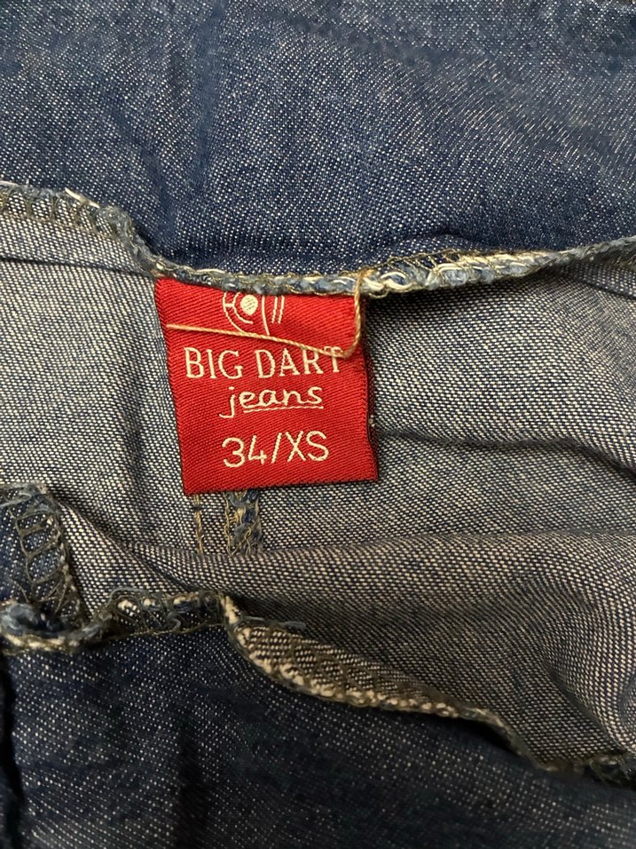 Kadın Lacivert Volanlı Midi Denim Etek - Görsel 3