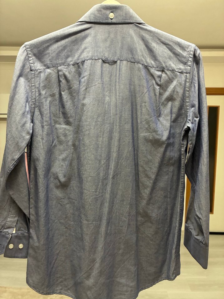 Gri kumaş Erkek Gömlek - Görsel 2