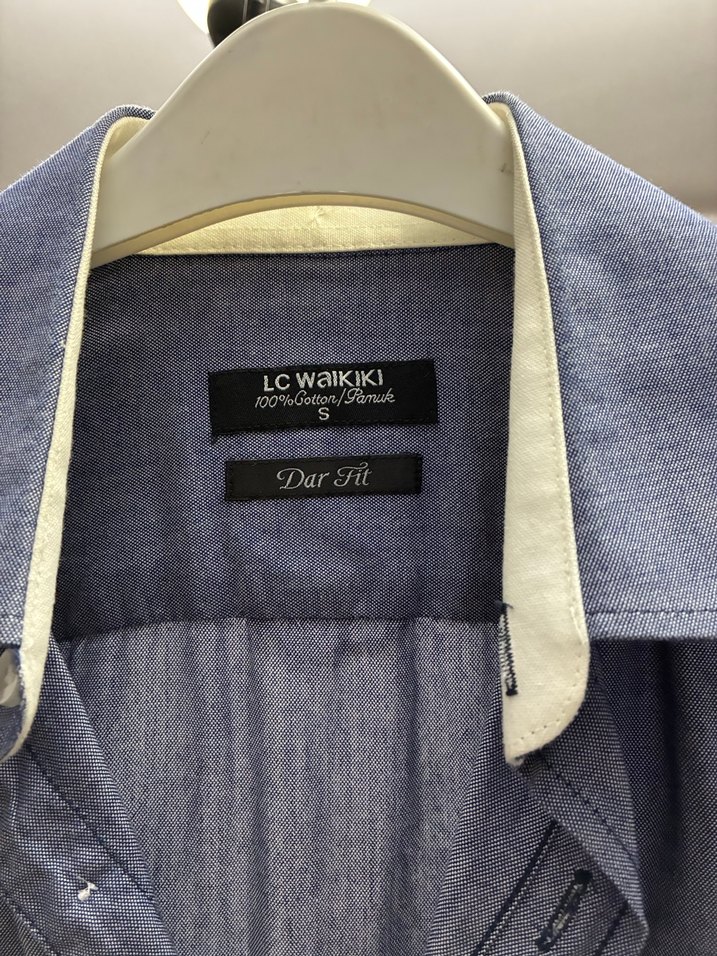 Gri kumaş Erkek Gömlek - Görsel 3