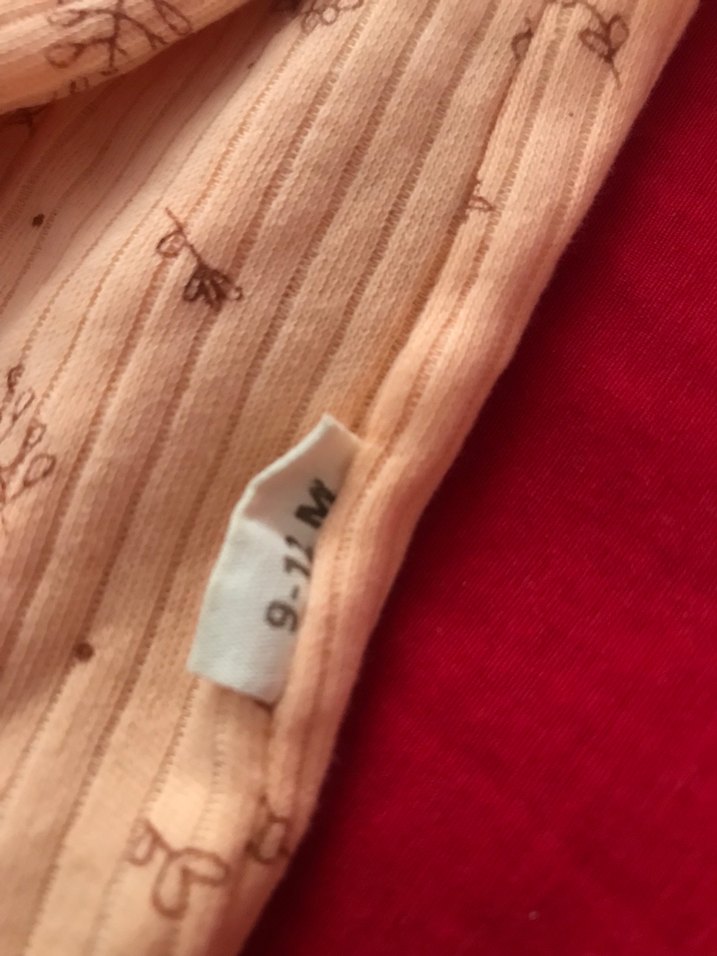 Kahverengi Fırfırlı Bebek Tulum - Görsel 2