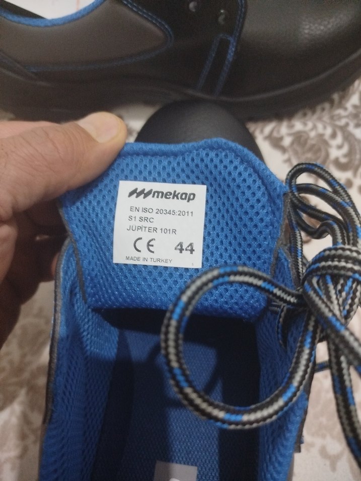 orijinal sıfır saf deri mekap marka iş ayakkabısı 44 numara - Görsel 2