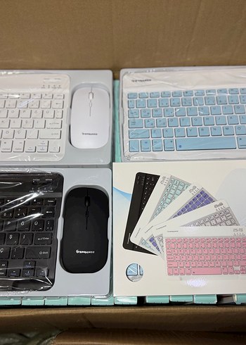 BLUETOOTH KLAVYE VE MAUSE SETİ - Görsel 2