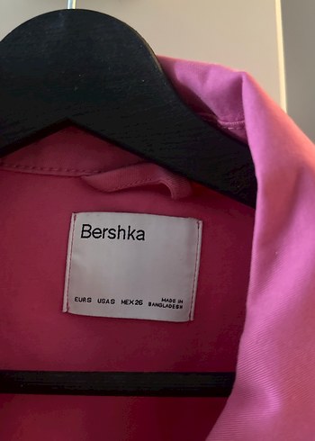 Pembe Fermuarlı Street Wear Kadın Ceket - Görsel 2