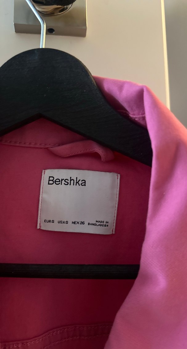 Pembe Fermuarlı Street Wear Kadın Ceket - Görsel 2
