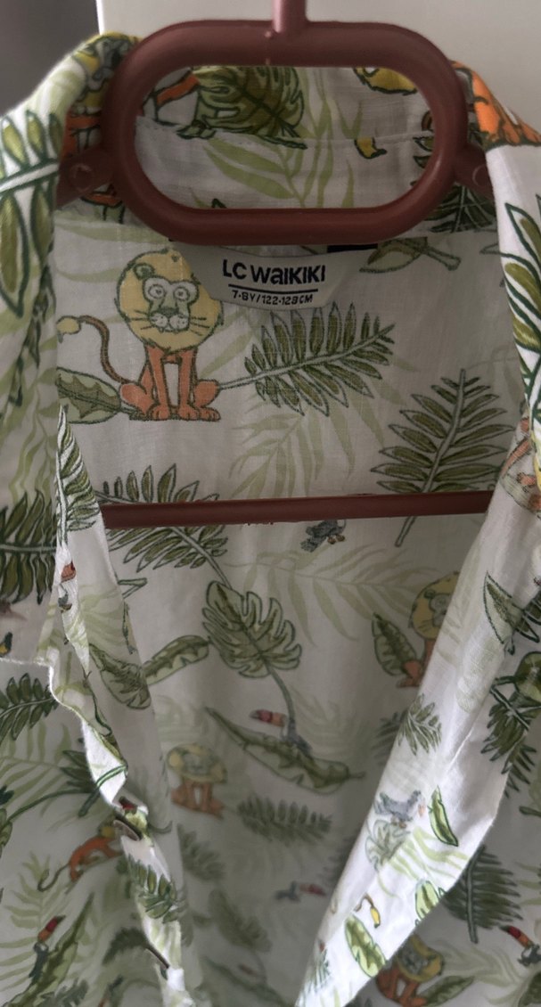 LC Waikiki aslan desenli incecik gömlek - Görsel 2