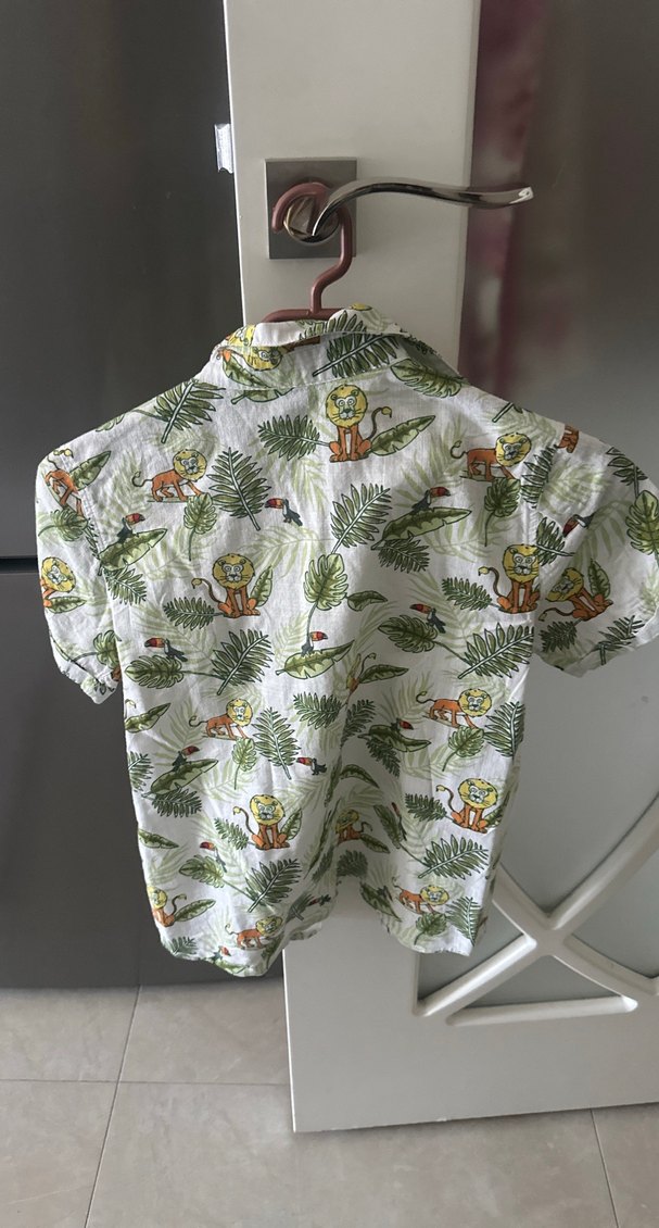 LC Waikiki aslan desenli incecik gömlek - Görsel 3