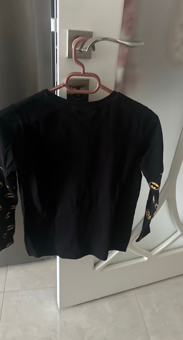 Siyah Batman Baskılı Erkek Sweatshirt - Görsel 3