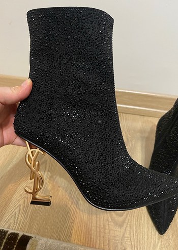 YSL Taşlı Bot 37 numara - Görsel 3