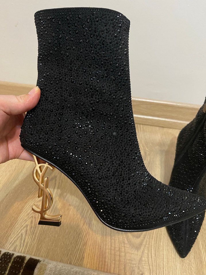 YSL Taşlı Bot 37 numara - Görsel 3