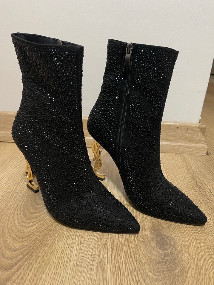 YSL Taşlı Bot 37 numara - Görsel 4