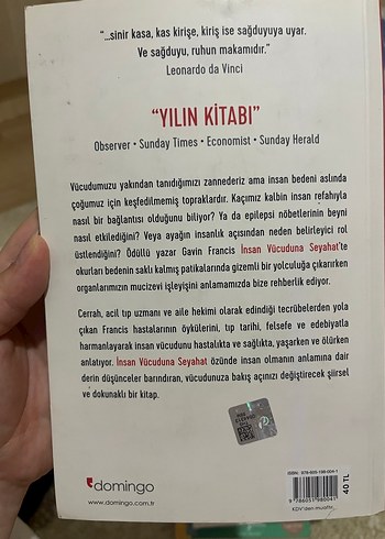 İnsan Vücuduna Seyahat - Gavin Francis - Görsel 2