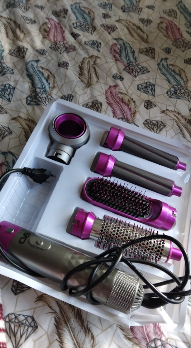 Mor ve Gri Saç Şekillendirici Seti - Görsel 2