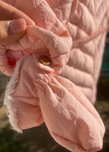 Pembe Kürklü Bebek Kız Tulumu - Görsel 3