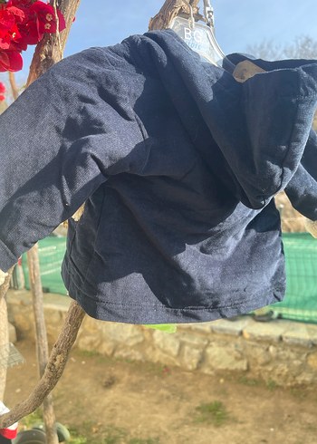 Erkek Çocuk Siyah Kürklü Ceket - Görsel 3