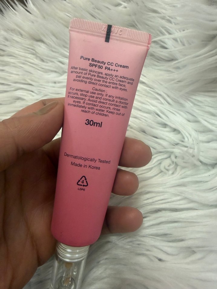 Pure Beauty CC Krem 02 Natural SPF50 - Görsel 3