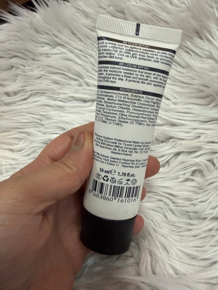 S'GLAM Orta Tonlu Parlak BB Krem SPF30+ - Görsel 3