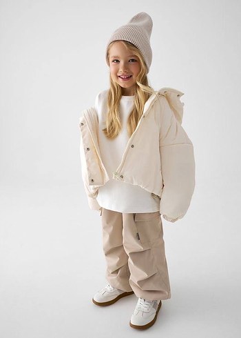 şişme Kapüşonlu Mont - Görsel 7