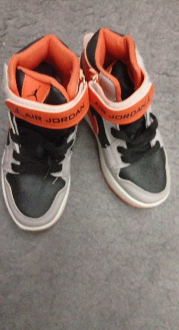 Air Jordan Erkek Çocuk Gri Spor Ayakkabı - Görsel 5