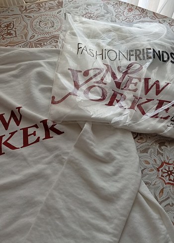 Beyaz Uzun Kollu New Yorker Sweatshirt. - Görsel 2