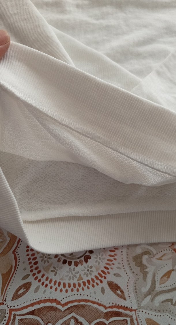 Beyaz Uzun Kollu New Yorker Sweatshirt. - Görsel 4