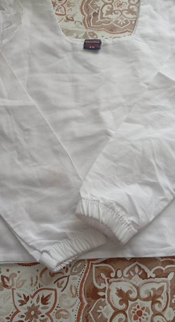 Çocuk Beyaz Uzun Kollu Atlet - Görsel 4