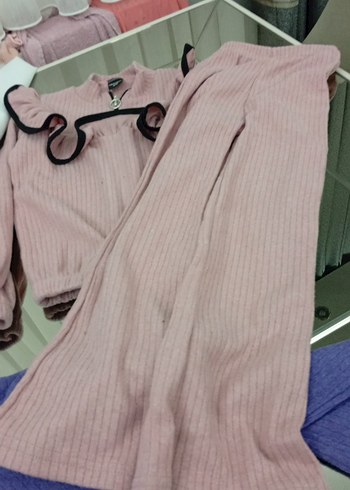 Mor Fitilli Kız Çocuk Triko Hırka - Görsel 5