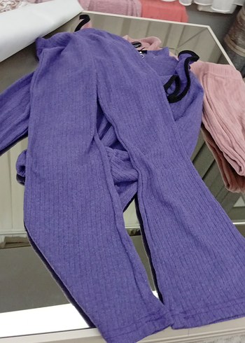 Mor Fitilli Kız Çocuk Triko Hırka - Görsel 4