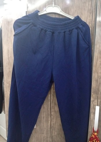 lacivert eşofman takımı alt  geniş kesim üst l beden - Görsel 7