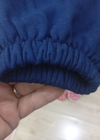 lacivert eşofman takımı alt  geniş kesim üst l beden - Görsel 3