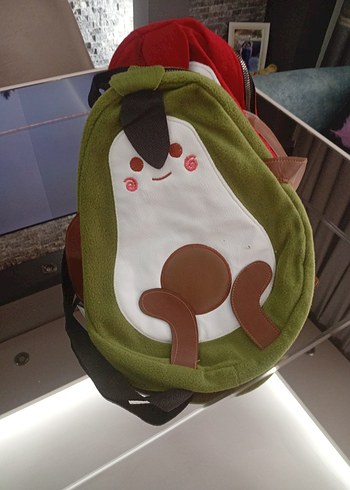 1 adeta fiyatı Renkli Peluş Avokado  çanta - Görsel 6