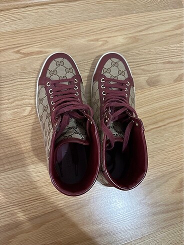 38 Beden bordo Renk Gucci spor ayakkabısı